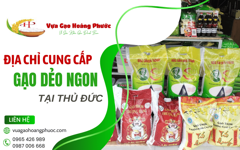 gạo dẻo ngon Thủ Đức