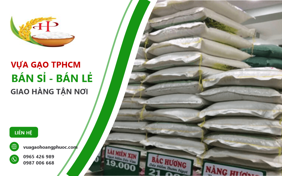 Vựa gạo TPHCM bán sỉ và lẻ